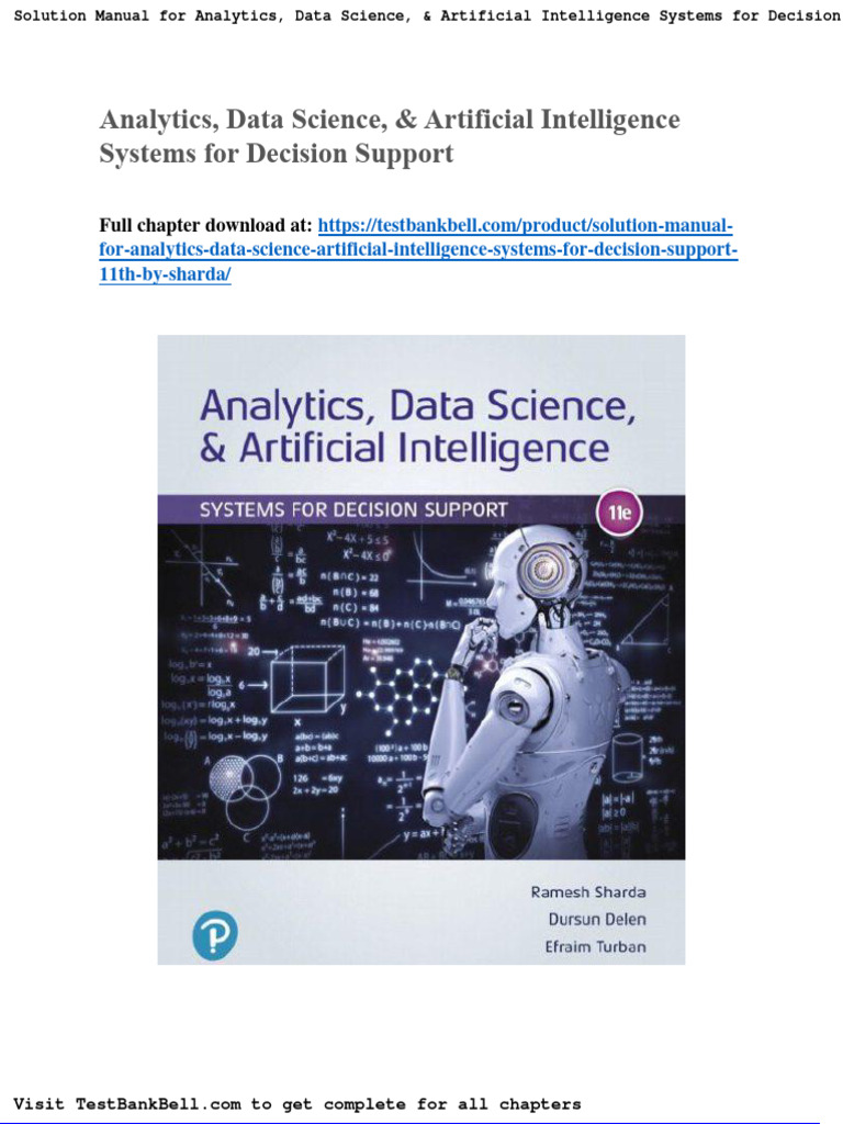 Solution Manual For Analytics Data Science Artificial Intelligence