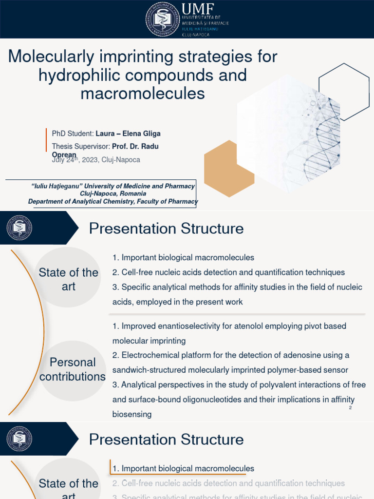 Molecular Imprinting for Nucleic Acids | PDF | Dna | Rna