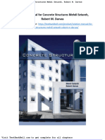 Solution Manual For Concrete Structures Mehdi Setareh Robert M Darvas