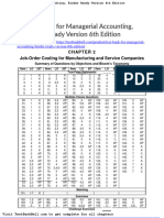 Test Bank For Managerial Accounting Binder Ready Version 6th Edition