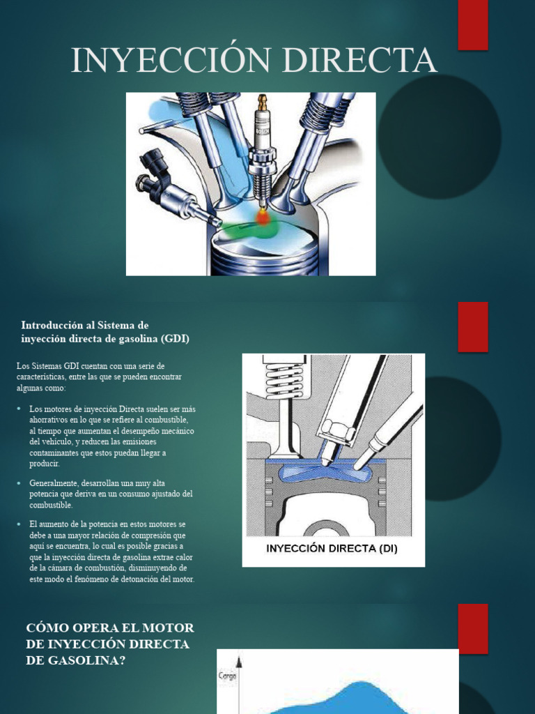 Inyección Directa | PDF | Inyección de combustible | Motor de ...