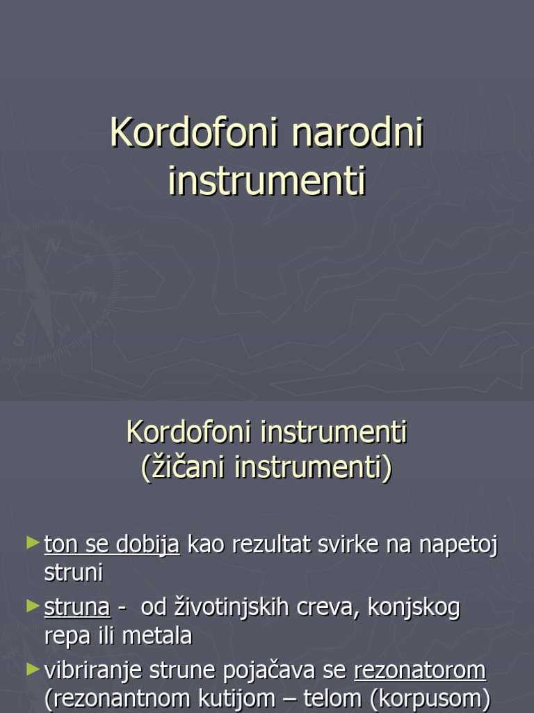 Narodni Instrumenti | PDF