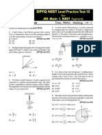 #Neet Dpyq Test Paper - 10 - Full Syllabus