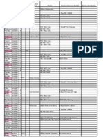 Church Programme - 2011 Residential Homes