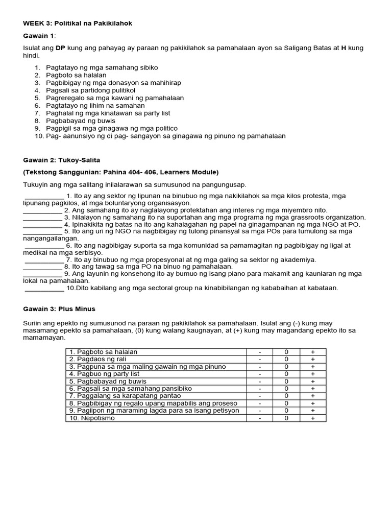 AP LAS Week 3 | PDF