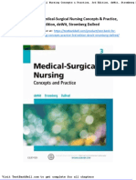 Test Bank For Medical Surgical Nursing Concepts Practice 3rd Edition Dewit Stromberg Dallred