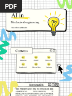 AI In: Mechanical Engineering