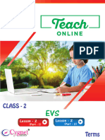 Class 2 EVS (Lesson - 2) Terms