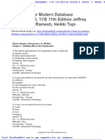 Test Bank For Modern Database Management 11 e 11th Edition Jeffrey A Hoffer V Ramesh Heikki Topi