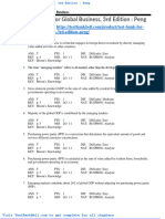 Test Bank For Global Business 3rd Edition Peng