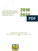 LPPD FIX - Akhir Jabatan Keuchik Mulia 2022