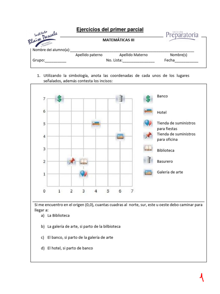 Ejercicios Del Primer Parcial Repaso Guía | PDF | Triángulo ...