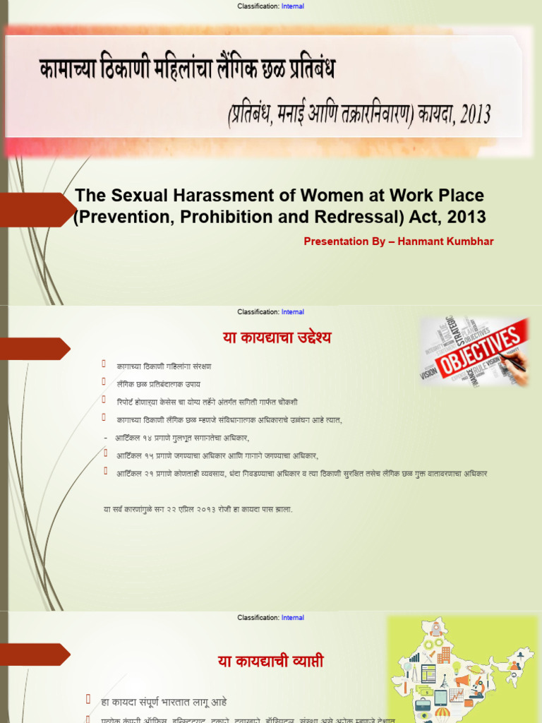 Sexual Harassment of Women at Workplace | PDF