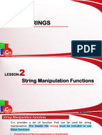 Lesson2 String Manipulation Functions