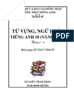 Tu Vung Va Ngu Phap Tieng Anh 10 - Nang Cao - Unit 1 - 8 - GV Le Ngoc Thach