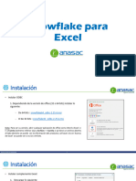 Instalación Complementos Snowflake - Excel