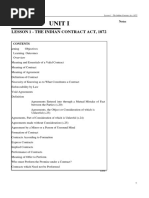 Legal Aspects of Business - UNIT 1