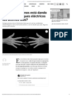 ¿Por Qué Todo Nos Está Dando Pequeños Choques Eléctricos Los Últimos Días