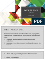 Bab 5 - Diksi Dalam Bahasa Indonesia