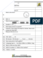 Mental Math Test b1