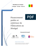 Séquence 2 - RAPPORT SUR LE FINANCEMENT PUBLIC ET EXTÉRIEUR DE L'ÉDUCATION AU SÉNÉGAL
