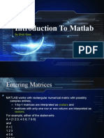 Introduction To Matlab2