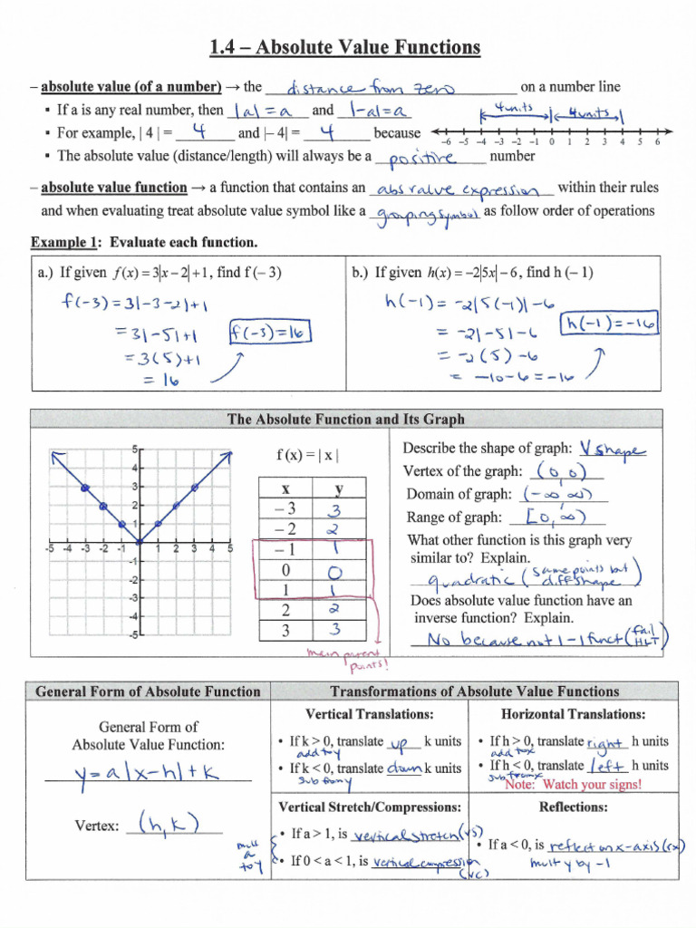 1.4 Notes Key | PDF