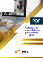 Catálogo de Cursos y Seminarios Solidarios Permanentes