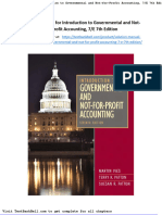 Solution Manual For Introduction To Governmental and Not For Profit Accounting 7 e 7th Edition