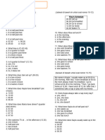 Deli Kelas 4 Uts Bahasa Inggris 22222