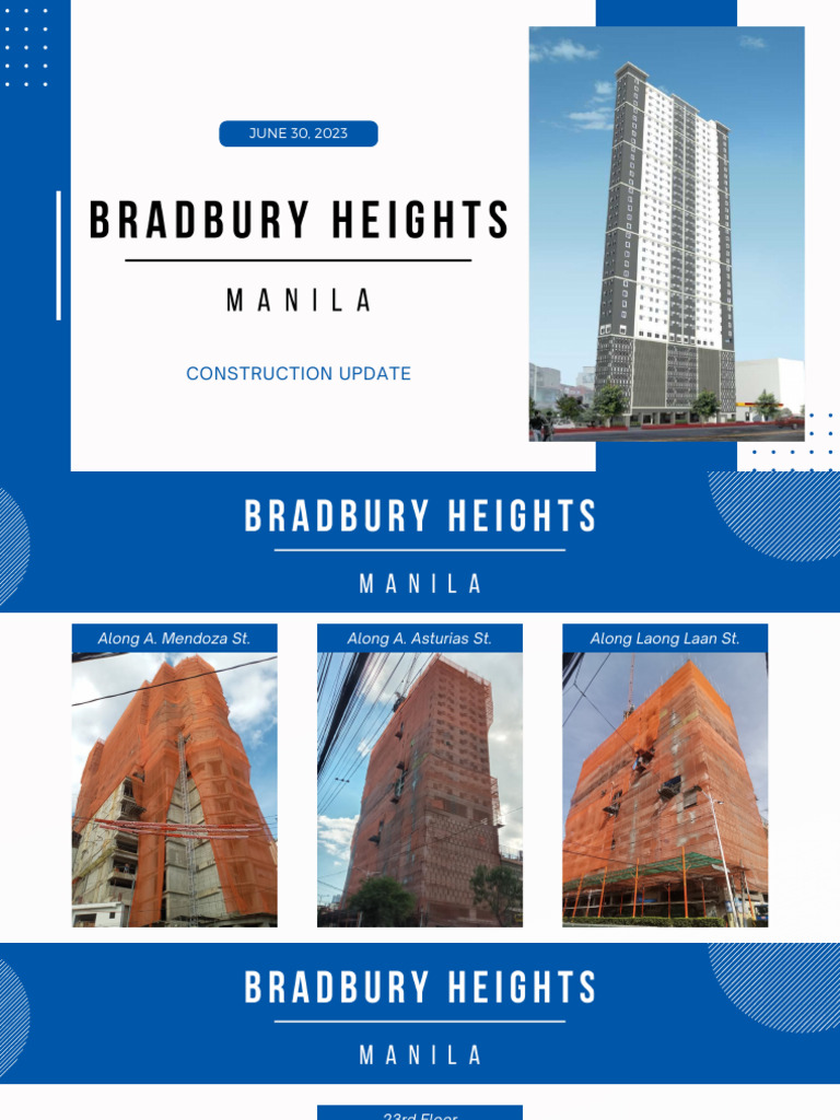 Bradbury Heights Construction Update | PDF
