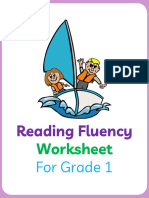 Free Reading Fluency Worksheets 7