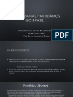 Programas Partidários No Brasil-Atividade Avaliativa