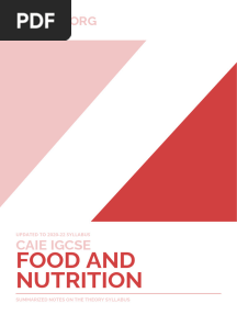 Caie Igcse Food and Nutrition 0648 Theory v7