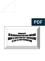 Annexedeclassificationdesemploisdanslesecteurdelhotellerieetdelarestauration