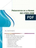 Présentation de La Norme ISO 27005