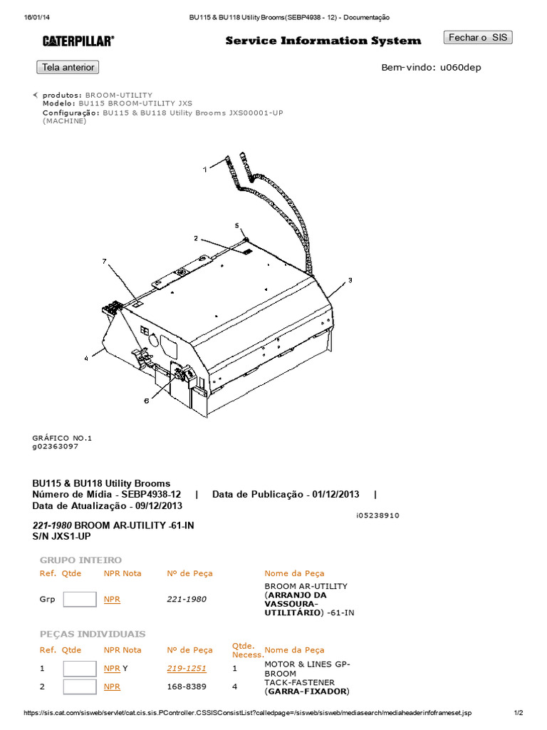Vassouras Utilitárias BU115 e BU118 | PDF