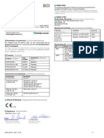 Certificat CE Barrière KCD2-RR-Ex1