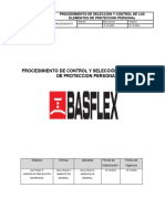 Procedimiento de Seleccion y Control de Los Elementos de Proteccion Personal