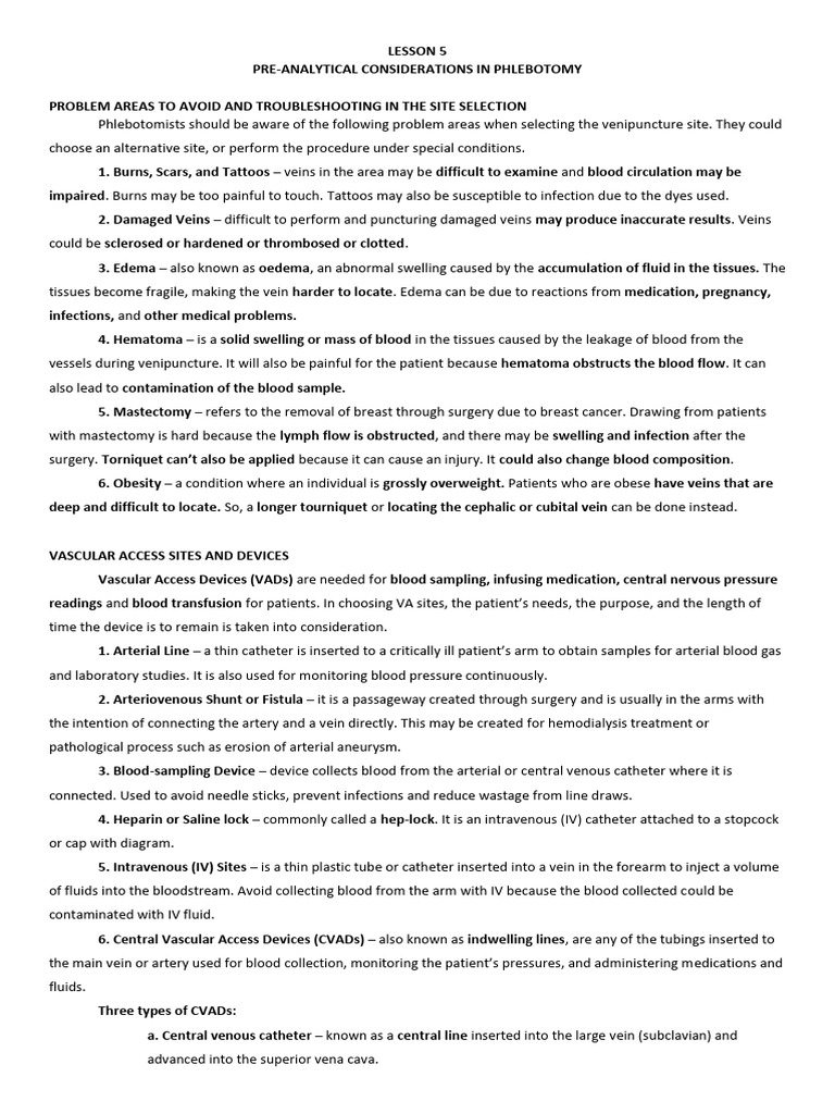 PMLS Lesson 5 | PDF | Intravenous Therapy | Clinical Medicine