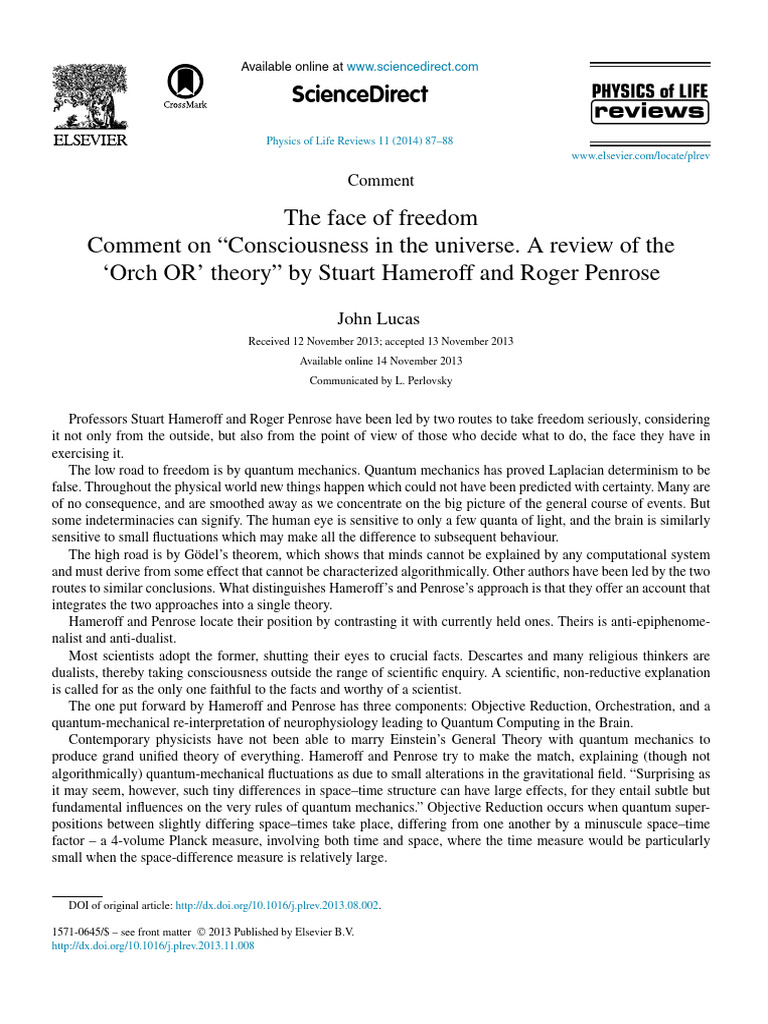 Quantum Consciousness Debate | PDF | Quantum Mechanics | Scientific ...