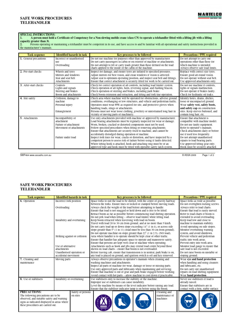 Telehandler SWP | PDF | Machines | Tire