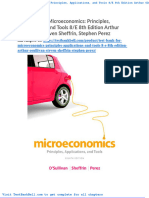 Test Bank For Microeconomics Principles Applications and Tools 8 e 8th Edition Arthur Osullivan Steven Sheffrin Stephen Perez