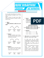 Actividades Con Edades para Quinto de Secundaria