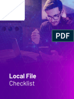Local File Checklist