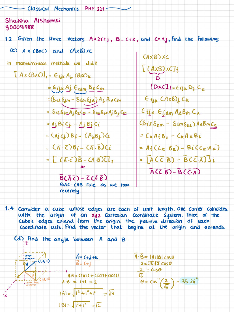 Classical Mechanics | PDF | Physics | Applied And Interdisciplinary Physics