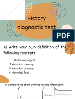 History Diagnostic Test