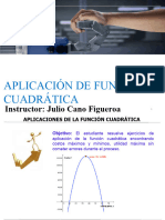 Aplicaciones Función Cuadrática