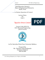 PSOC Unit 2 - Reactive Power Control