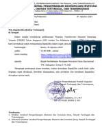 207 - Surat Undangan Rapat Pembahasan Pencairan Kontrak TPK